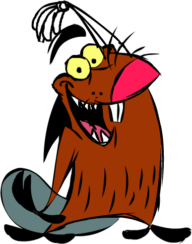 Djk Animation Daggett Beaver The Angry Beavers Djk-art - Cartoon Clipart (781x630), Png Download