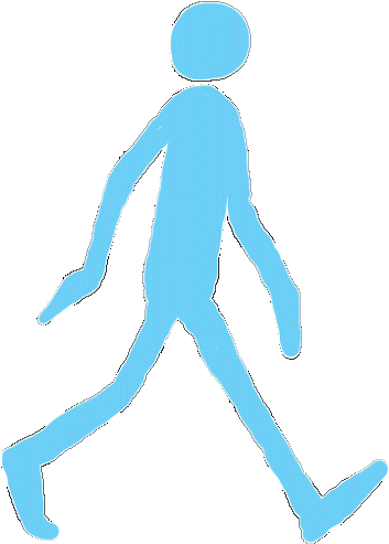 Free Person Walking Gif Download Free Clip Art Free - Clip Art - Png Download (1600x1200), Png Download