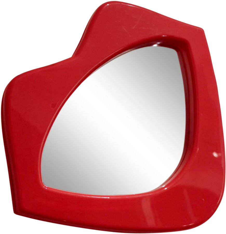 Vintage Red Lips Mirror - Lipstick Clipart (1000x1000), Png Download