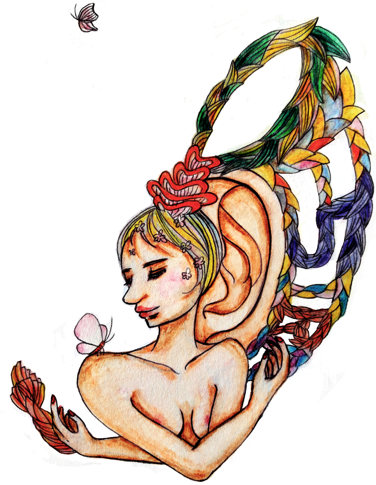 Desire @by T - Illustration Clipart (1600x2077), Png Download