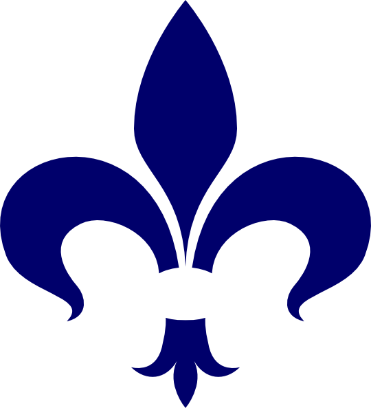 Fleur De Lis Psd Clipart (540x593), Png Download