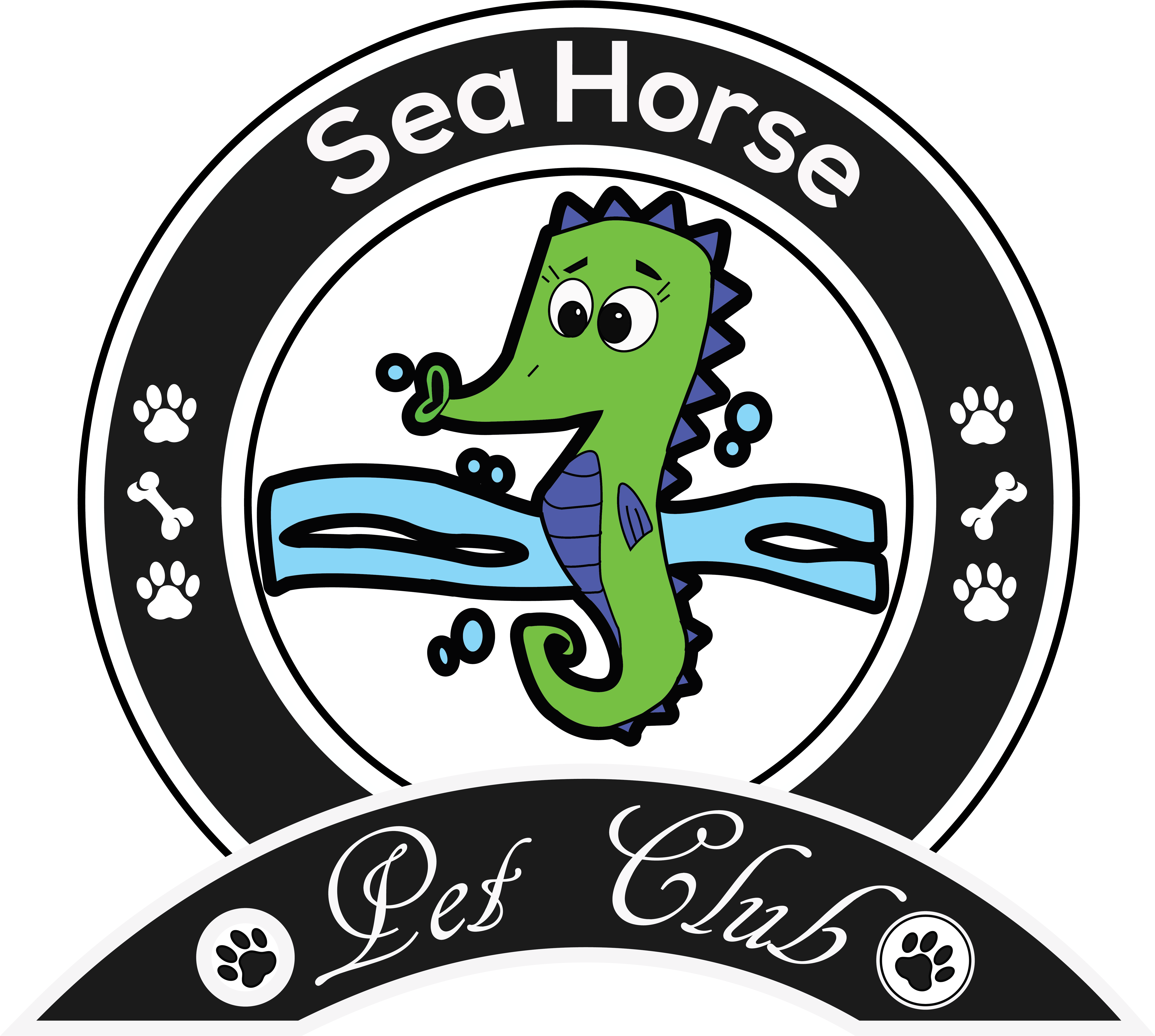Sea Horse - Book Clipart (6341x5704), Png Download