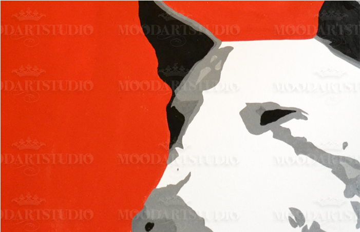 Cuadro Bull Terrier Pop Art Mascota Clipart (800x800), Png Download