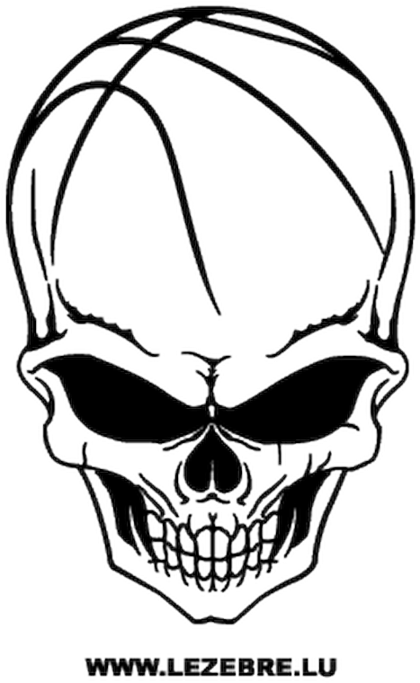 Png Free Decal - Skull Soccer Clipart (800x800), Png Download