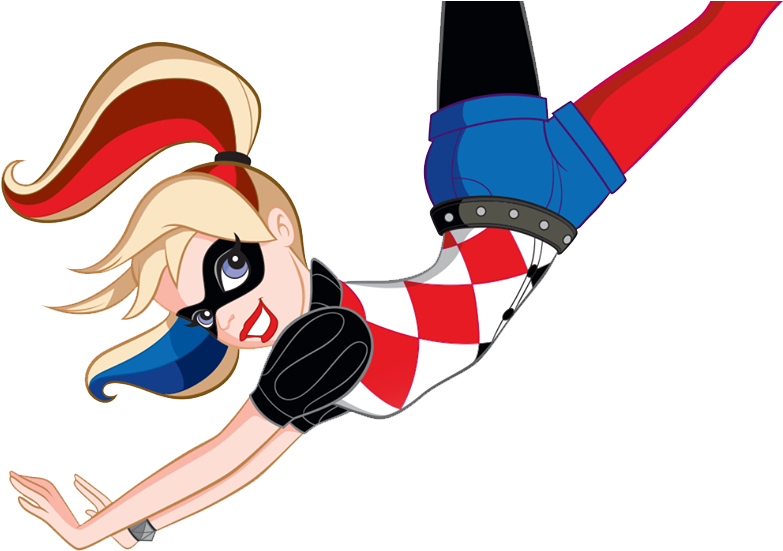 Harley Quinn Clipart 19 Harley Quinn Png Freeuse Library - Dc Super Heroes Girls Harley Quinn Transparent Png (836x580), Png Download