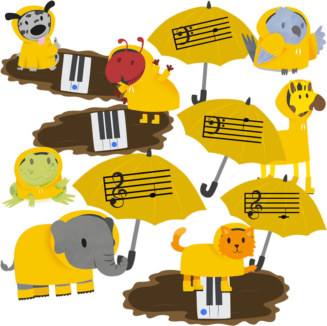 Muddy Puddles - Poncho Clipart (1200x1200), Png Download