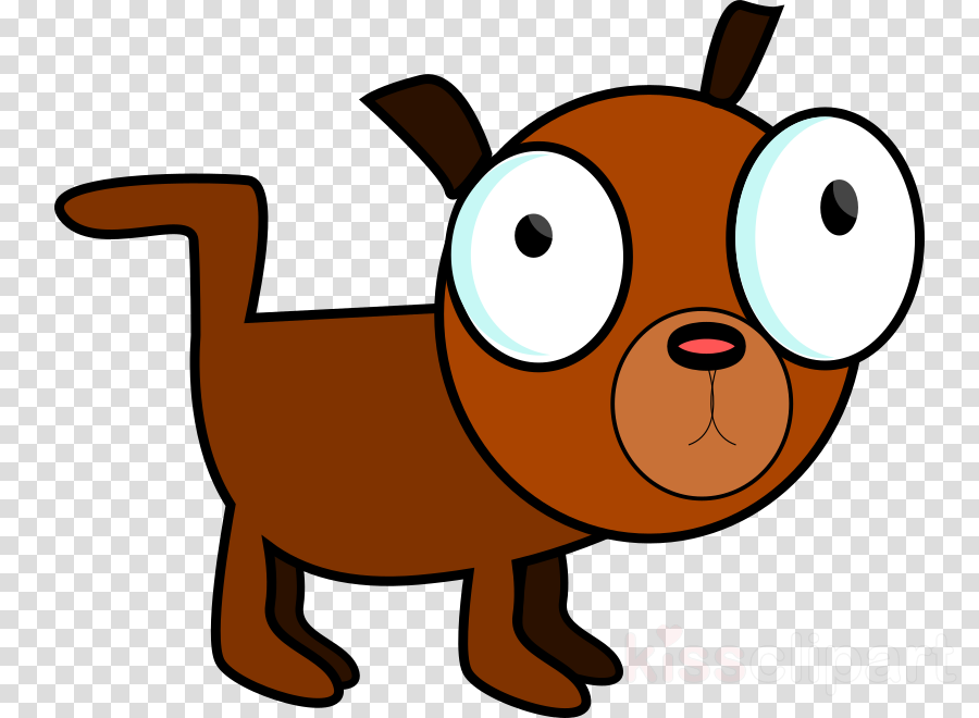 Surprised Dog Cartoon Clipart Dog Puppy Clip Art - Cartoon Dog Transparent Background - Png Download (900x660), Png Download
