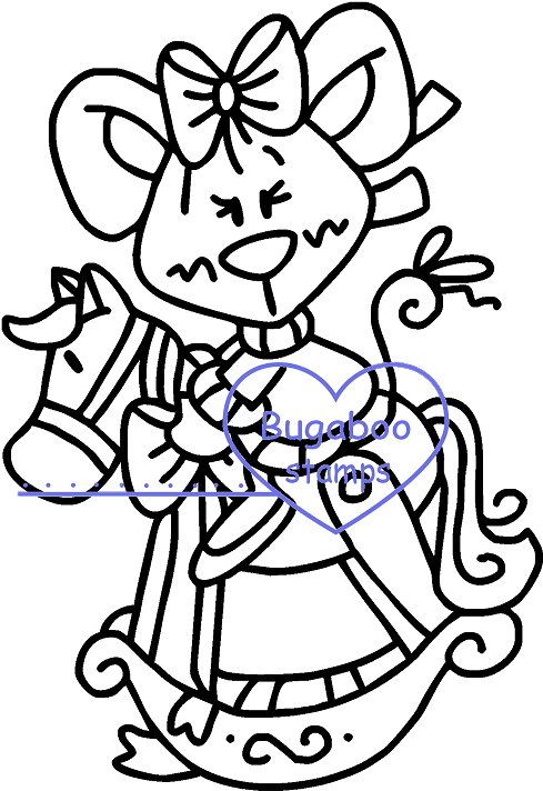 Bugaboo Digi Stamp Freebies/ Fridays - Christmas Day Clipart (513x750), Png Download