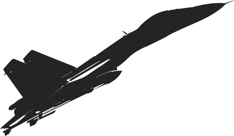 Jet Clipart Svg - Su 30 Silhouette - Png Download (800x800), Png Download