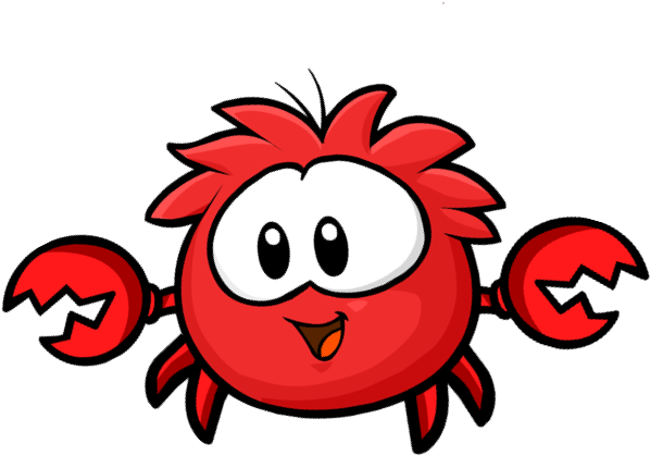 Crab Clipart Club Penguin - Club Penguin Crab Puffle - Png Download (658x528), Png Download