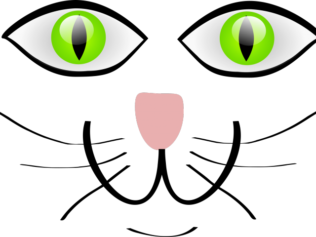 Lips Clipart Traceable - Cat Eyes Clipart - Png Download (640x480), Png Download