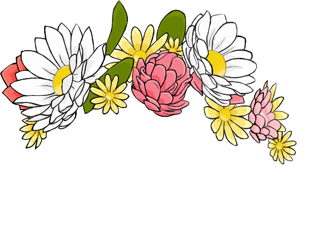 Flowers By Hyerszn On - Snapchat Flower Filter Clipart - Png Download (662x487), Png Download