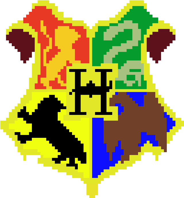 Harry Potter Pixel Art , Png Download - Pixel Art Harry Potter Clipart (641x691), Png Download
