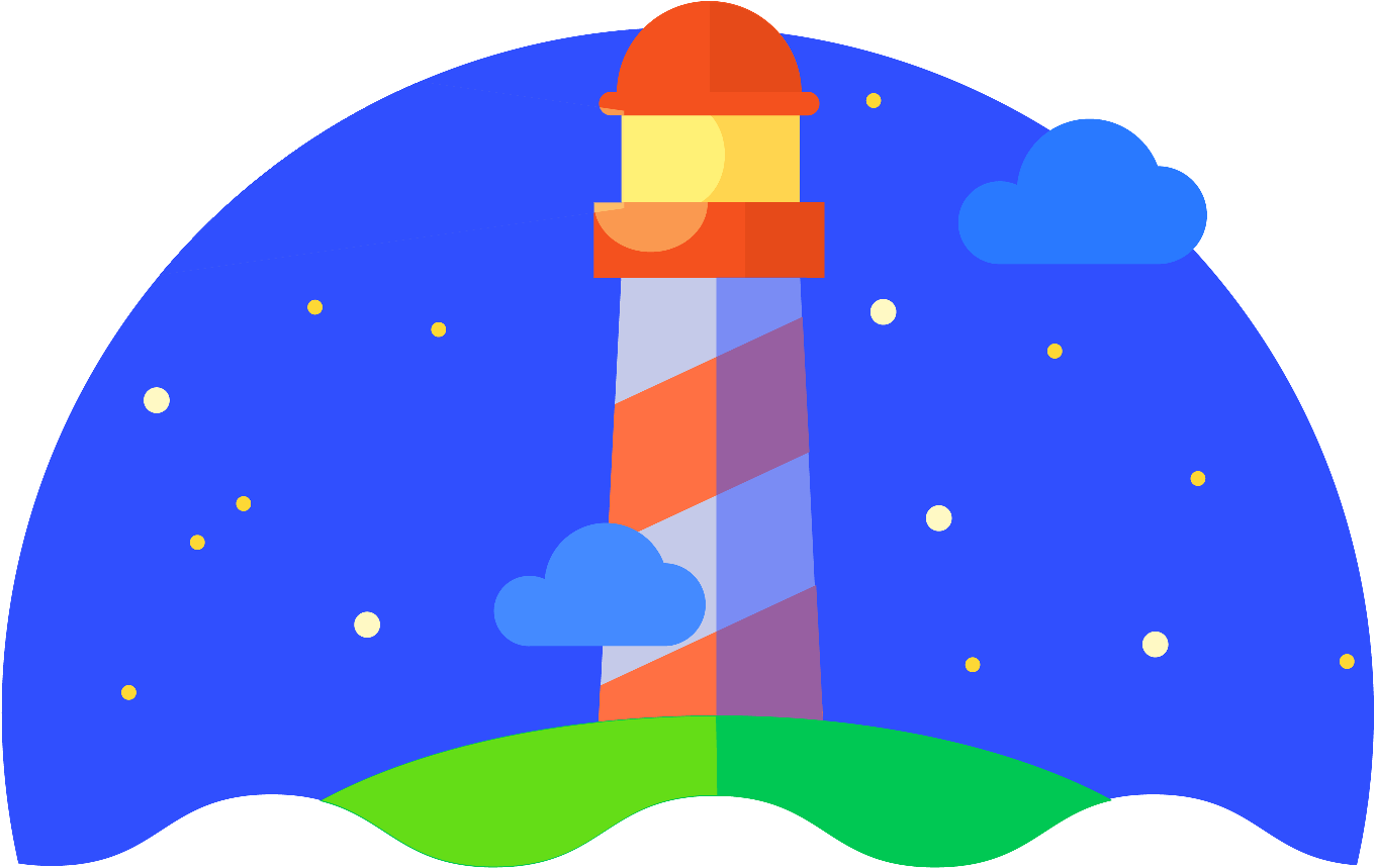 Try Lighthouse - Lighthouse Google Clipart (1563x1563), Png Download