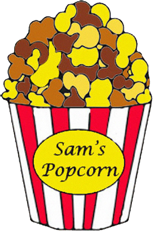Sam Popcorn Clipart (599x861), Png Download