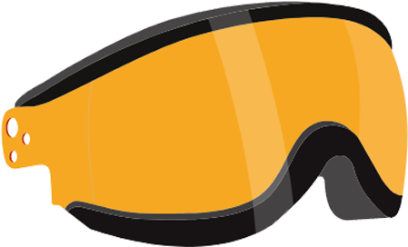 Orange Visor - Illustration Clipart (800x800), Png Download
