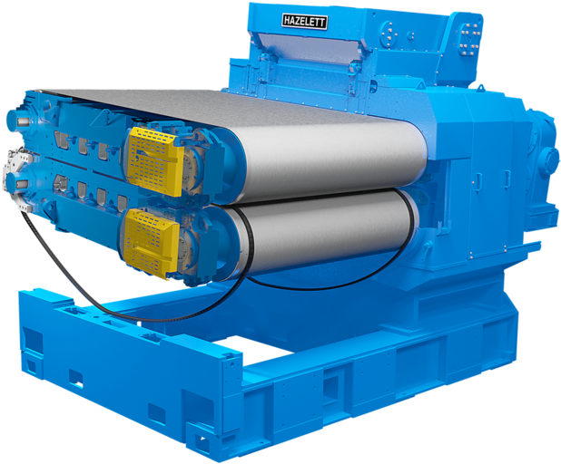 Hazelett Twin-belt Caster - Hazelett Twin Belt Caster Clipart (1000x563), Png Download