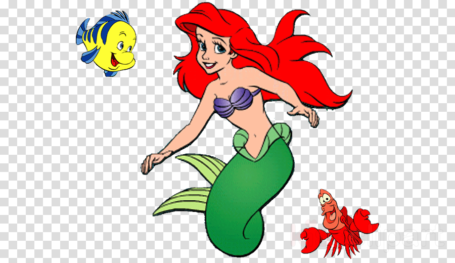 Ariel Clipart Ariel Mickey Mouse Clip Art - Little Mermaid Little Mermaid Sebastian Cartoon Kids - Png Download (900x520), Png Download