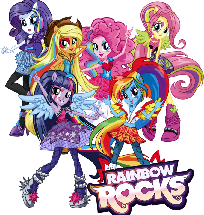 9spaceking - My Little Pony Equestria Girls Rainbow Rocks Png Clipart (715x715), Png Download