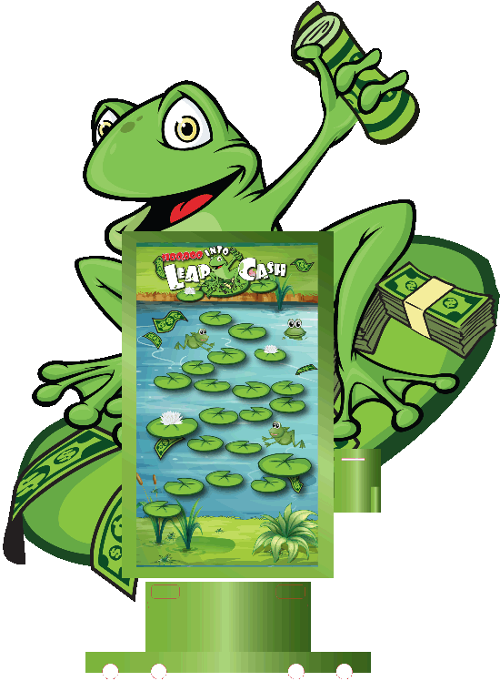 Leap Into Cash - Cartoon Clipart (550x748), Png Download