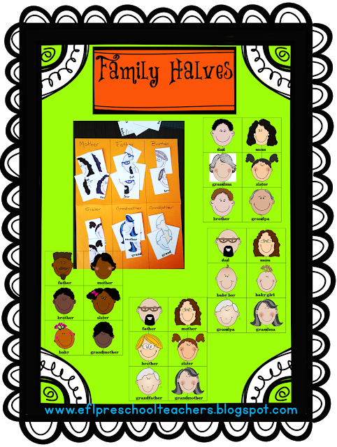 Family Halves Game - Flip By Ezra R Tanaka Clipart (482x640), Png Download