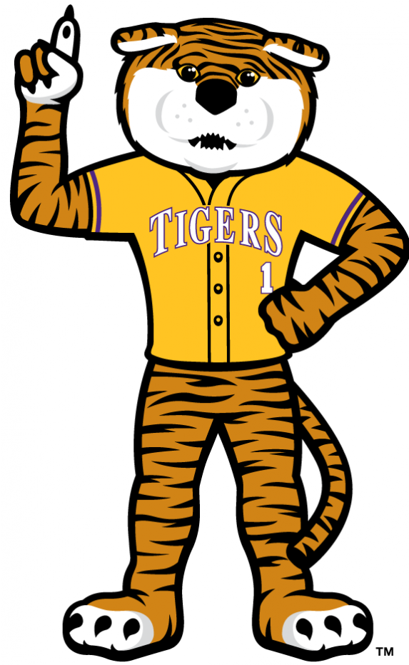 Lsu Tigers Iron Ons Clipart (750x930), Png Download