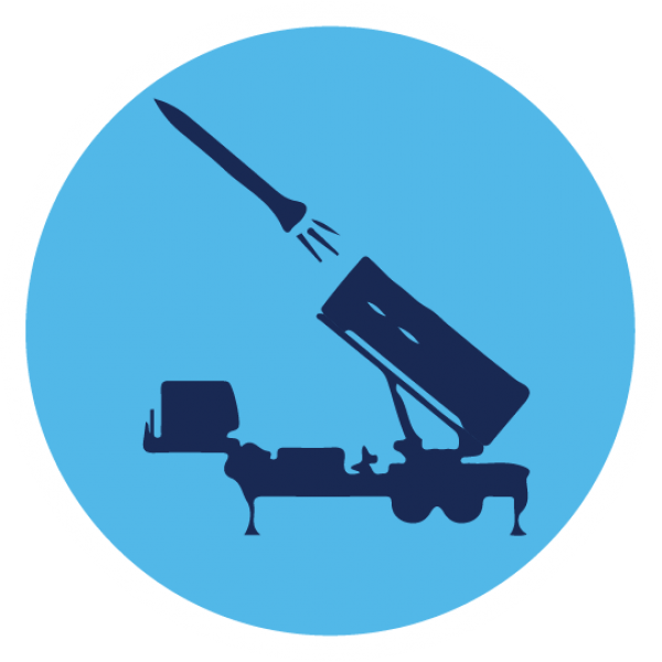 Undersea Warfare Technology Spring Conference - Patriot Anti Missile Graphics Clipart (600x600), Png Download