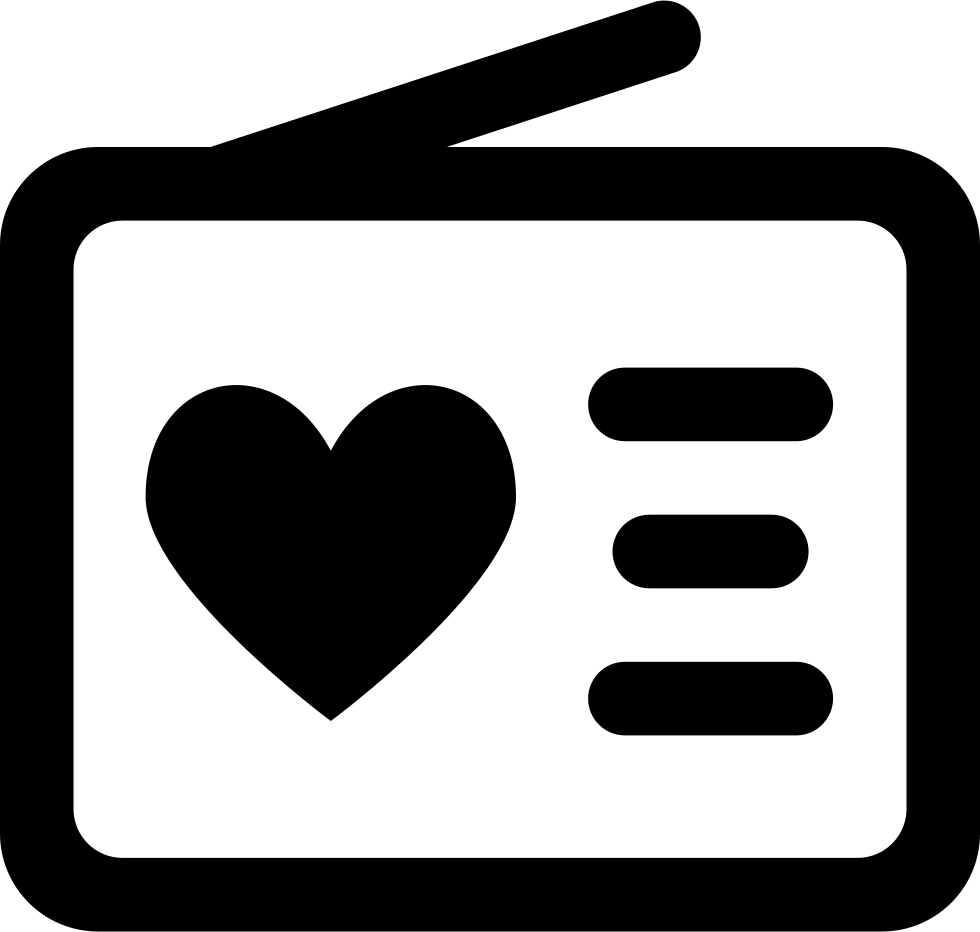 Music Hall Private Radio Comments - Heart Clipart (980x932), Png Download