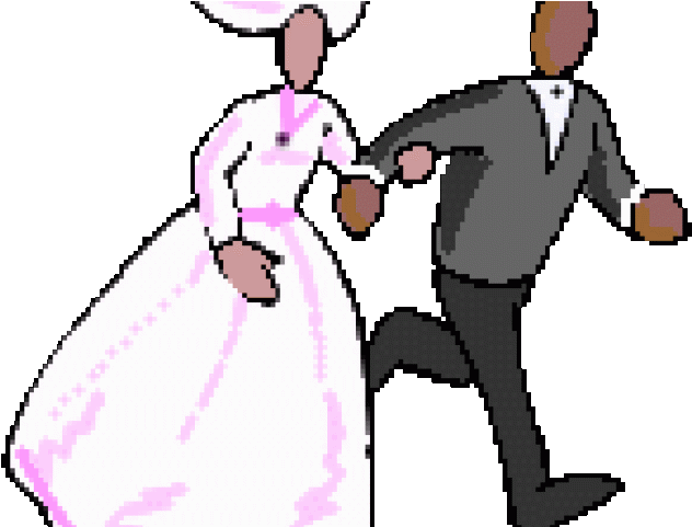 Animated Wedding Clipart (640x480), Png Download