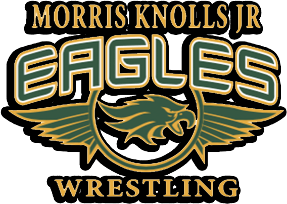 Morris Knolls Jr Eagles Wrestling 1000006000 > Site - Emblem Clipart (1800x409), Png Download
