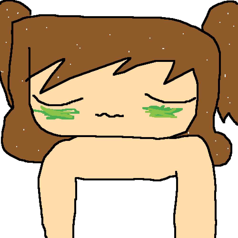 I Feel Sick - Cartoon Clipart (1000x1000), Png Download