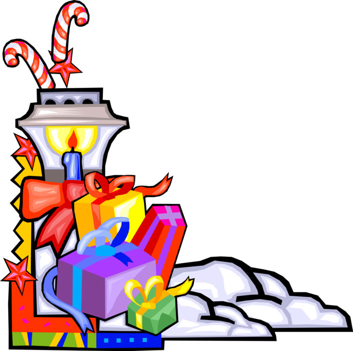 Vector Illustration Of Holiday Festive Season Christmas - Christmas Day Clipart (704x700), Png Download