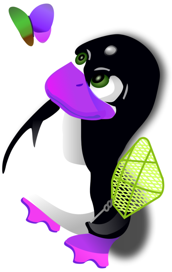 Clip Arts Related To - Linux Tux - Png Download (600x946), Png Download