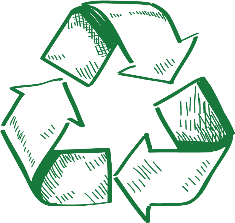 Recycle Logo Sketch - Reciclavel Simbolo Png Clipart (800x800), Png Download