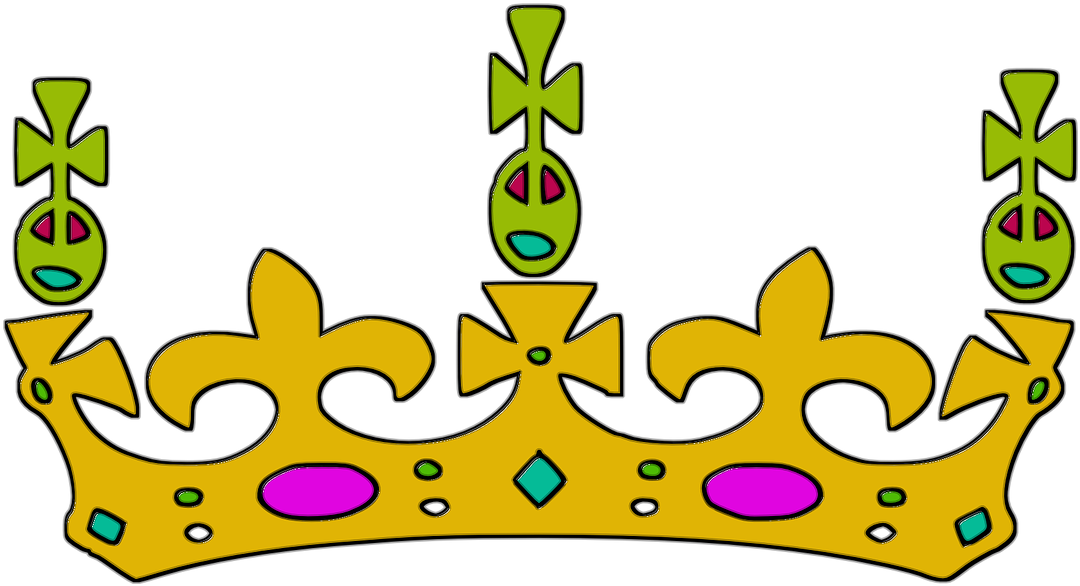 Crown,king - มงกุฎ เจ้า ชาย การ์ตูน Clipart (1280x635), Png Download