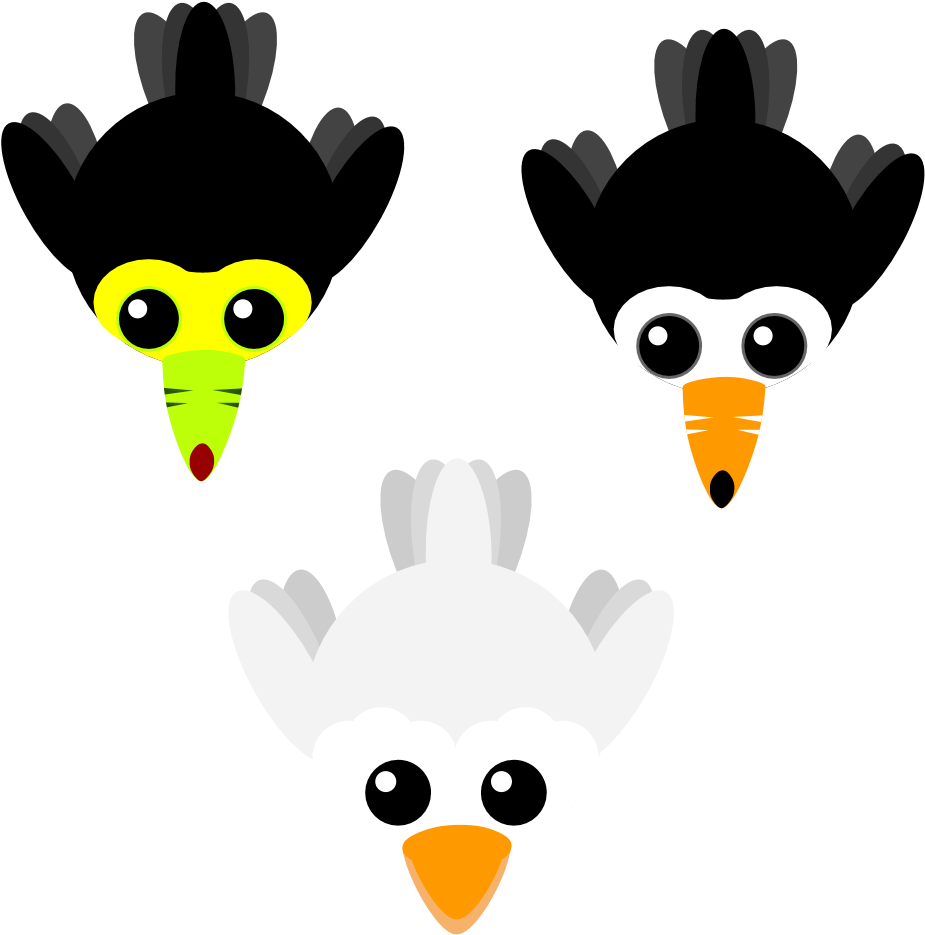 Io Bird Skins - Mope Io Skins Birds Clipart (960x960), Png Download