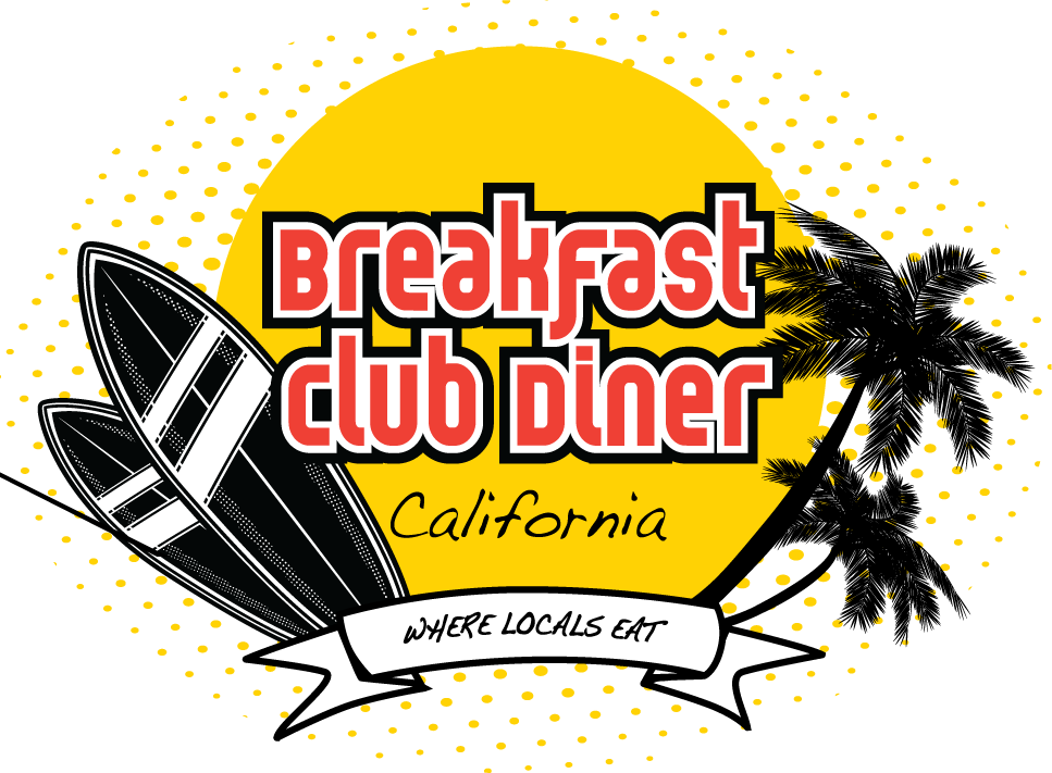 Breakfast Club Diner California Clipart (967x711), Png Download