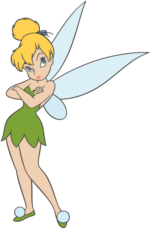 Tinkerbell Outline Png - Фея Динь Динь Вектор Clipart (800x800), Png Download