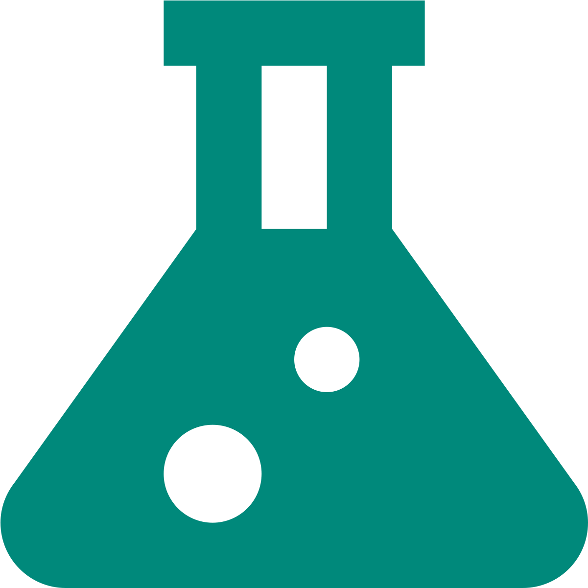 Free Test Tube Icon - Sign Clipart (1600x1600), Png Download