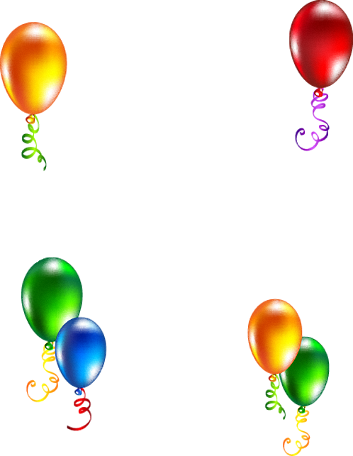 Figuras Para Montagens - Marcos De Globos Para Cumpleaños Clipart (498x643), Png Download