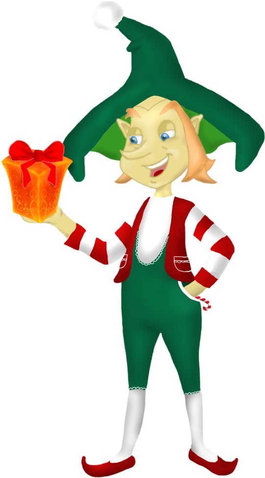 Natal Personagens Christmas Elf, Clip Art, Characters, - Cartoon - Png Download (728x1024), Png Download