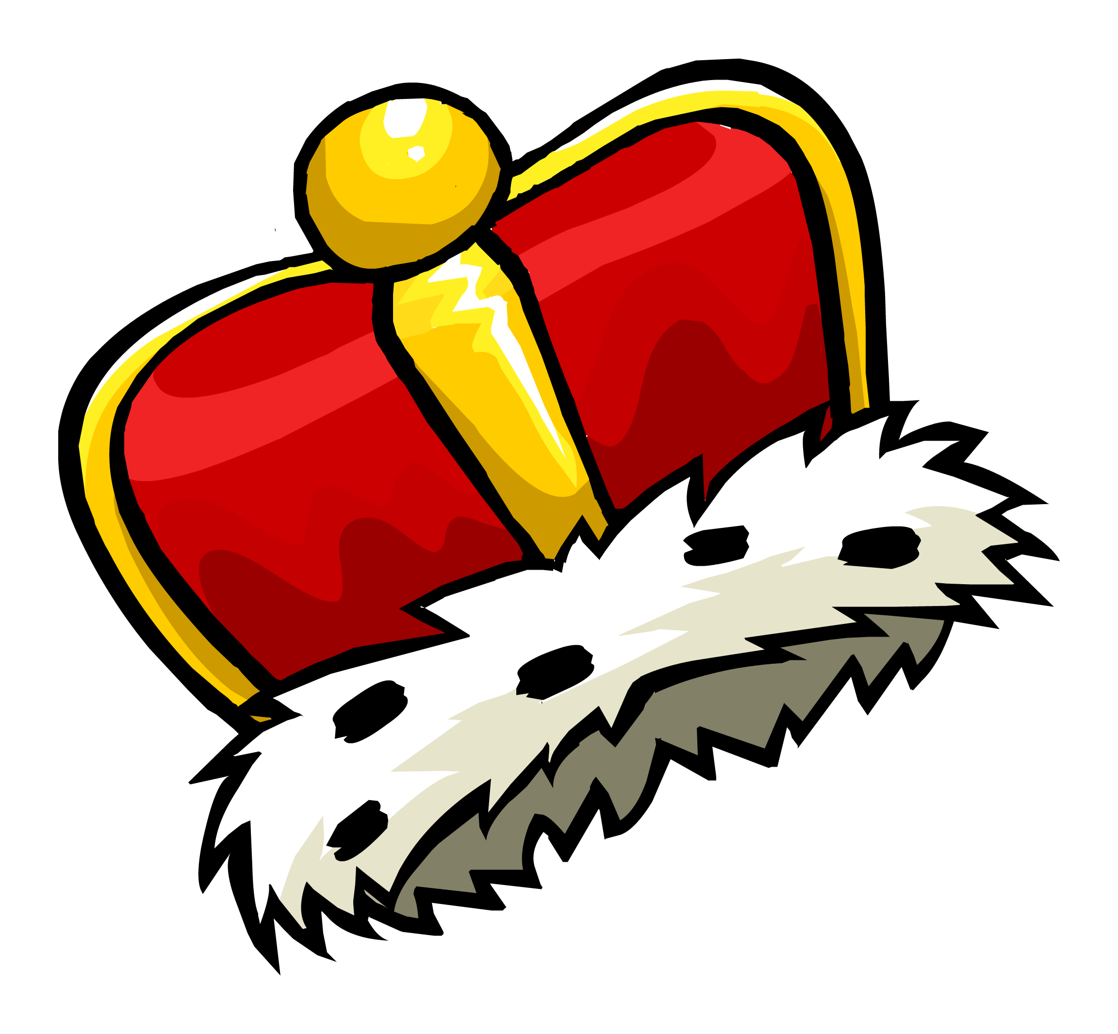 King Crown - Club Penguin Crown Clipart (2304x2131), Png Download