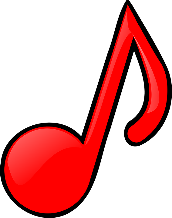 Music Clipart Tune - Colored Musical Notes Clip Art - Png Download (567x720), Png Download