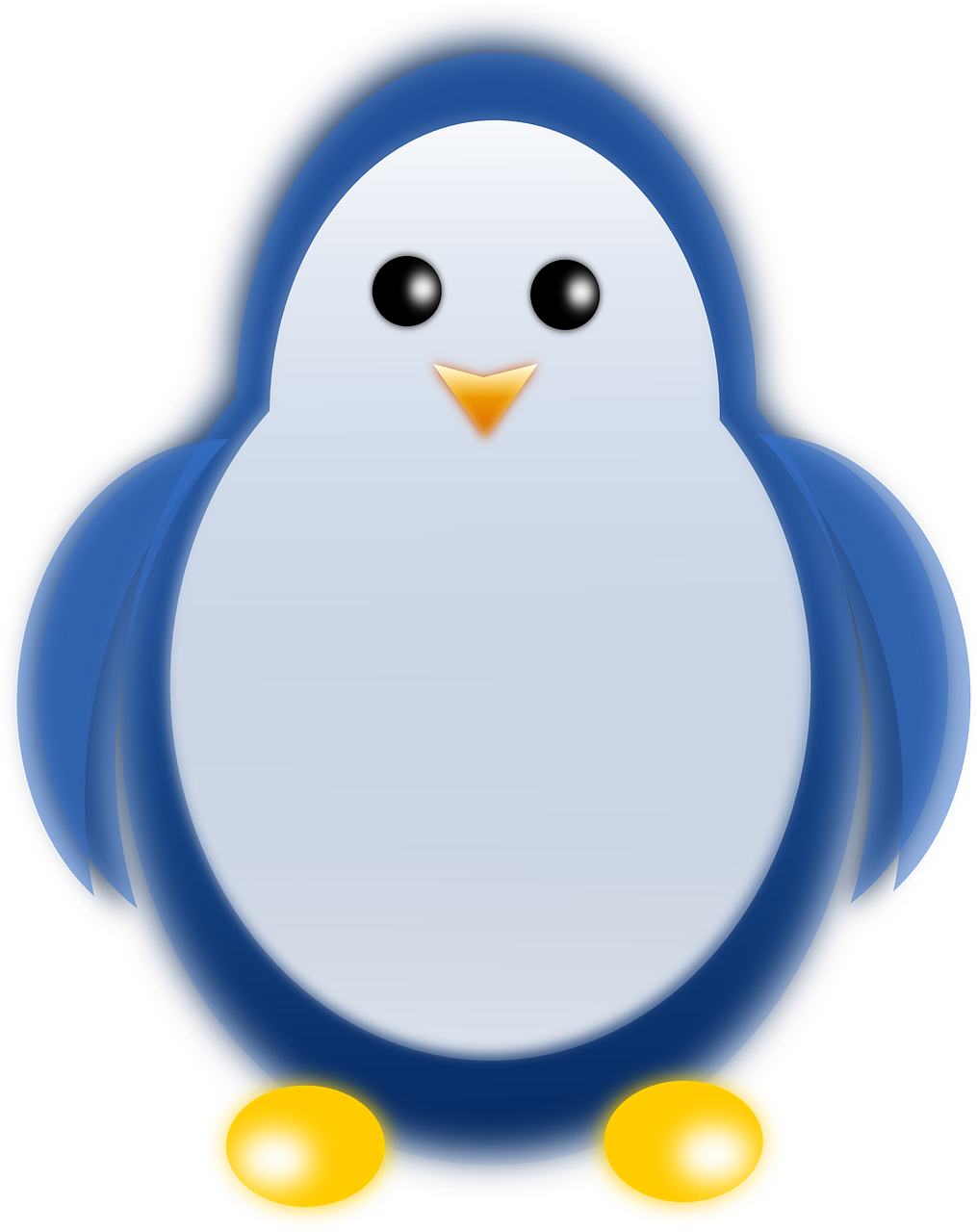 Pajarox Penguin Linux 555px - Penguin Clipart (555x785), Png Download