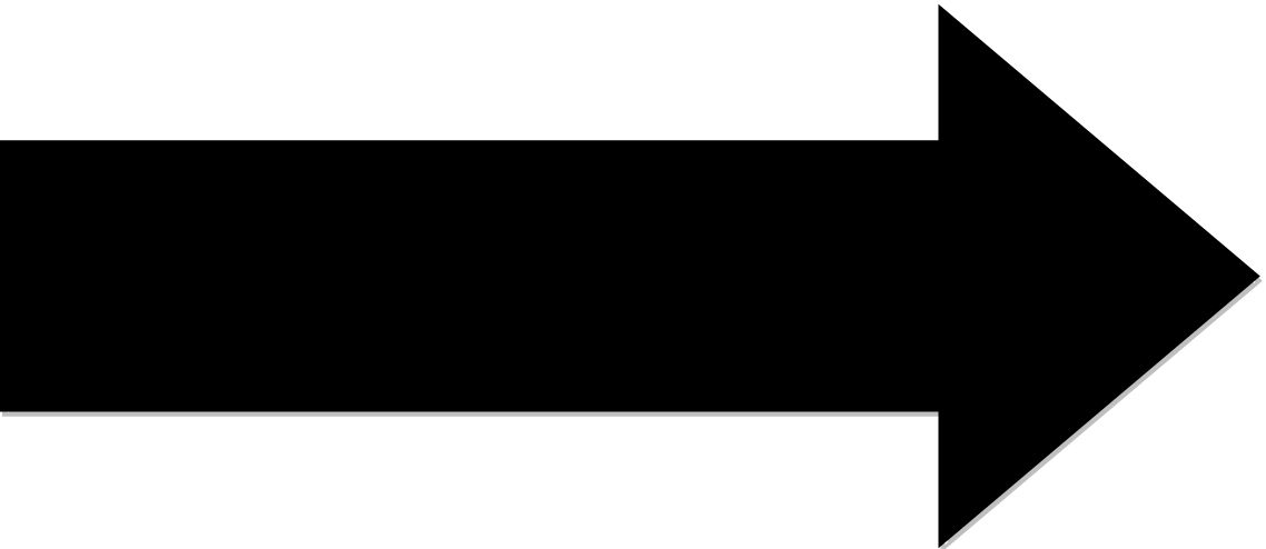 Black Right Arrow - Arrow Right Black Clipart (1138x494), Png Download