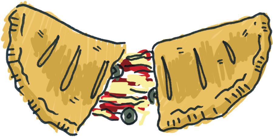 Calzone - Calzone Clipart - Png Download (1049x654), Png Download