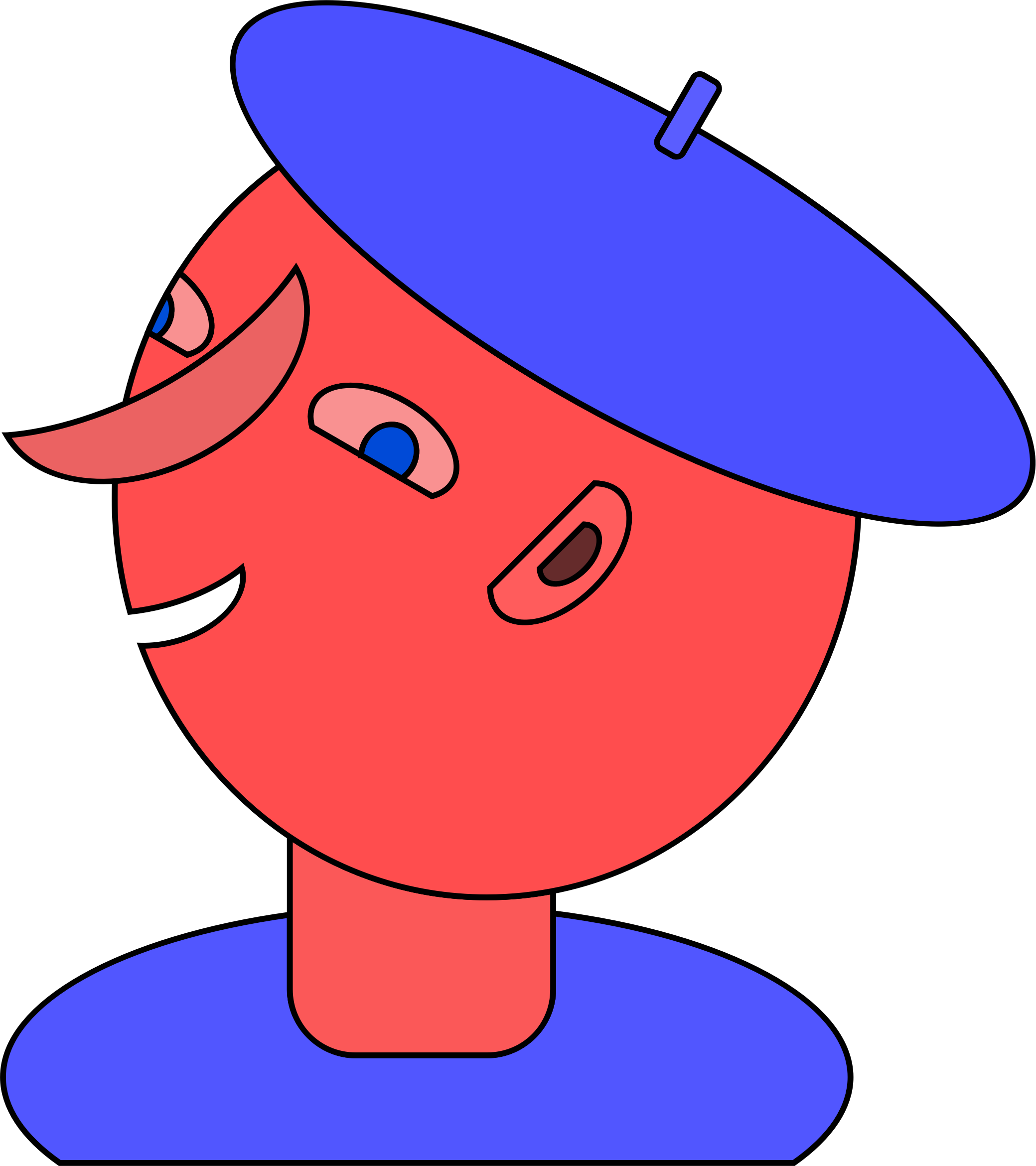 Tourism Cartoon Hat Download Gift - Sman 18 Bandung Clipart (666x750), Png Download