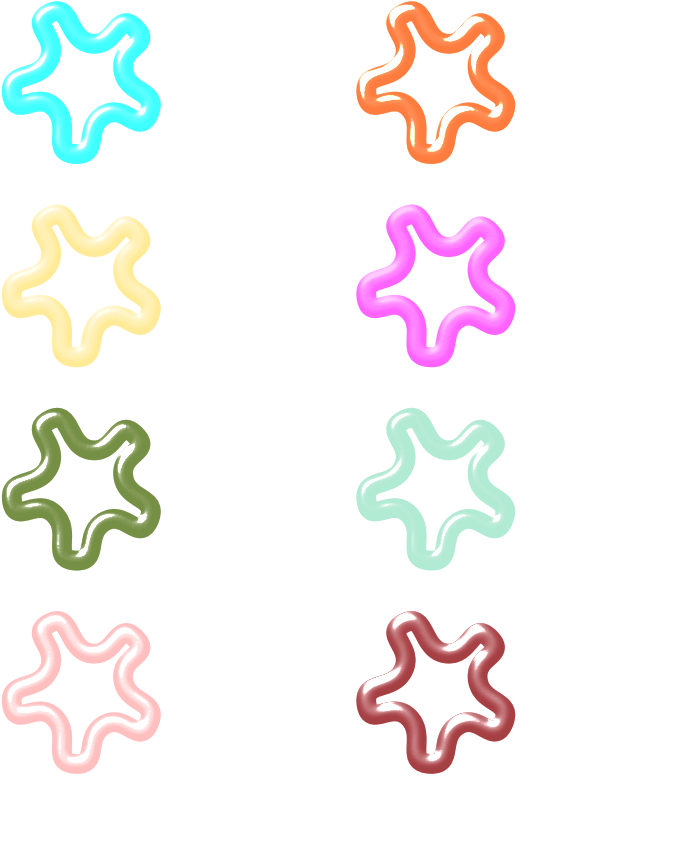 Simple Gels For Outlines Clipart, Vector Clip Art Online, - Animated Colorful Stars - Png Download (723x900), Png Download