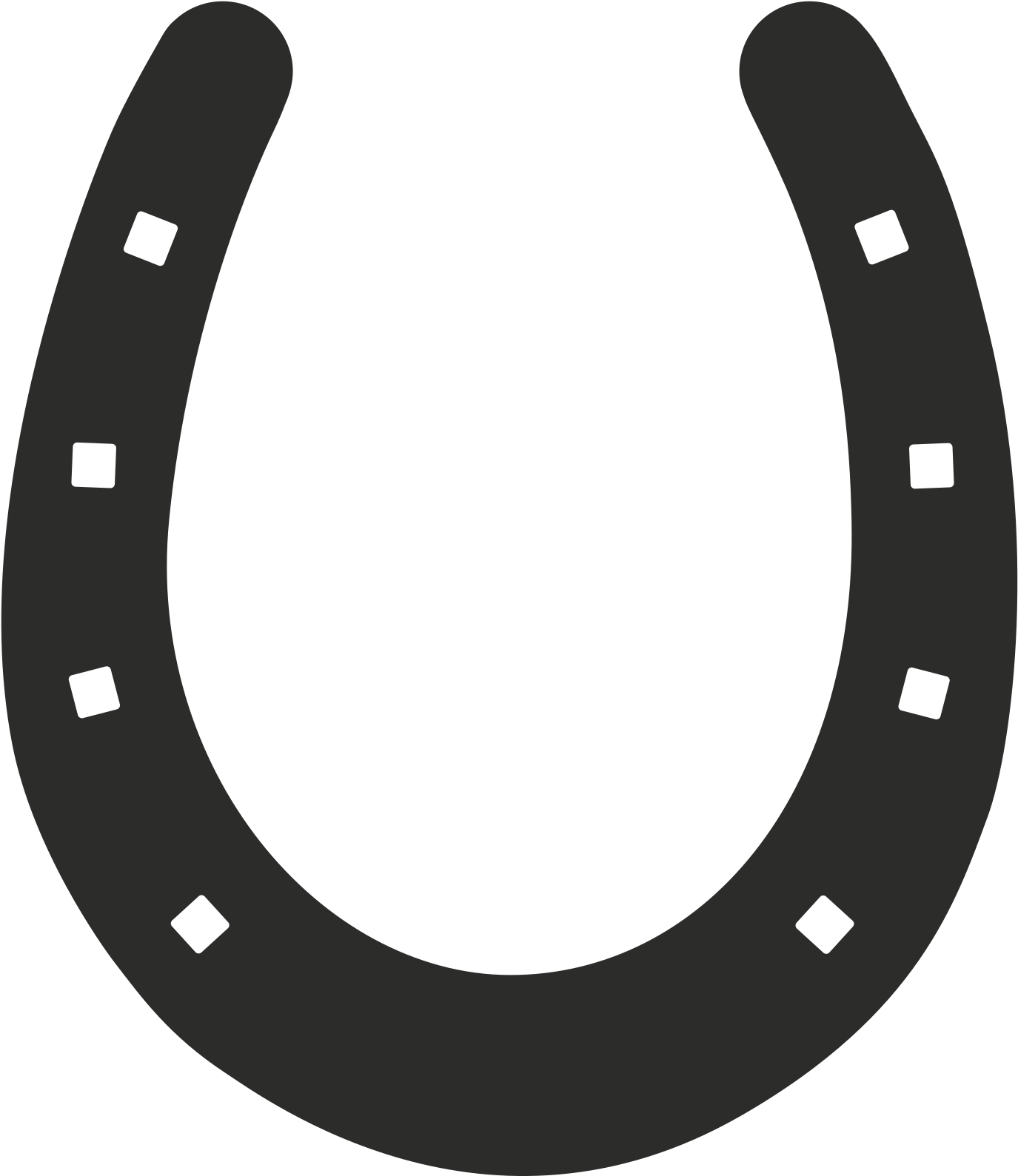 Download Clip Art Royalty Free Library Goldberg Swirl - Horse Shoe Png Transparent Png (1697x2400), Png Download