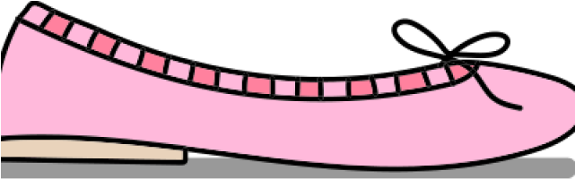 Flat Shoes Clipart Cute Shoe - Clip Art - Png Download (640x480), Png Download